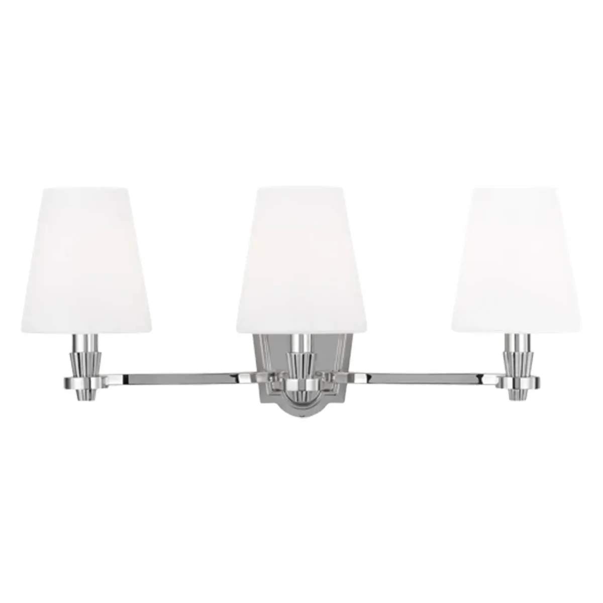 Paisley 23 in. 3 Lights Vanity Light Polished Nickel Finish