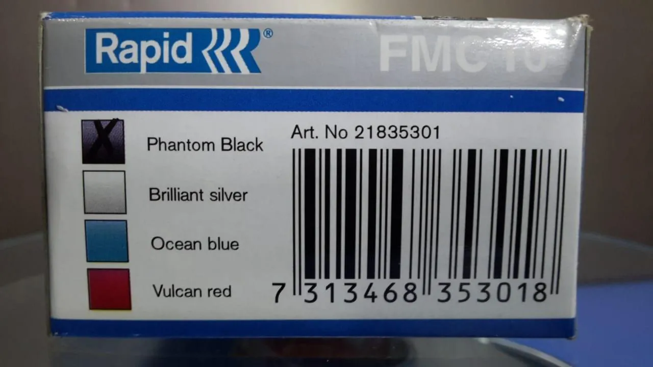 Rapid FMC10 Paper Punch 10sheets Black