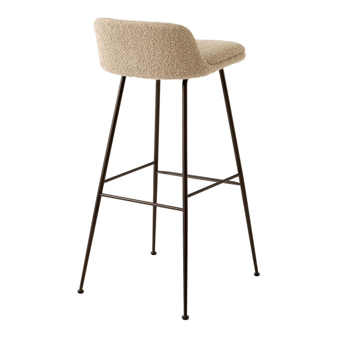 Rely HW89 Low Back Bar Stool - Fully Upholstered