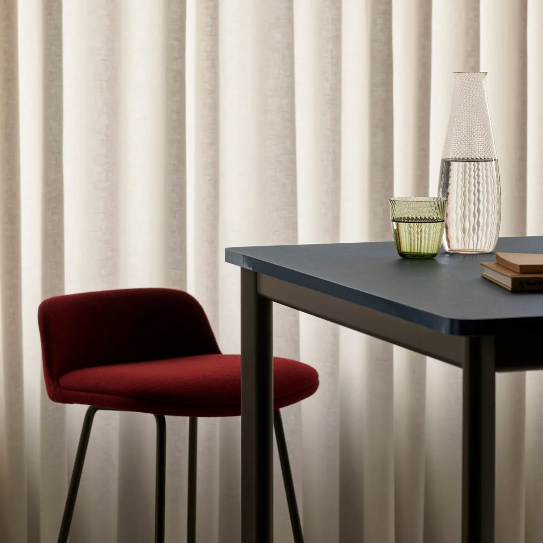 Rely HW89 Low Back Bar Stool - Fully Upholstered