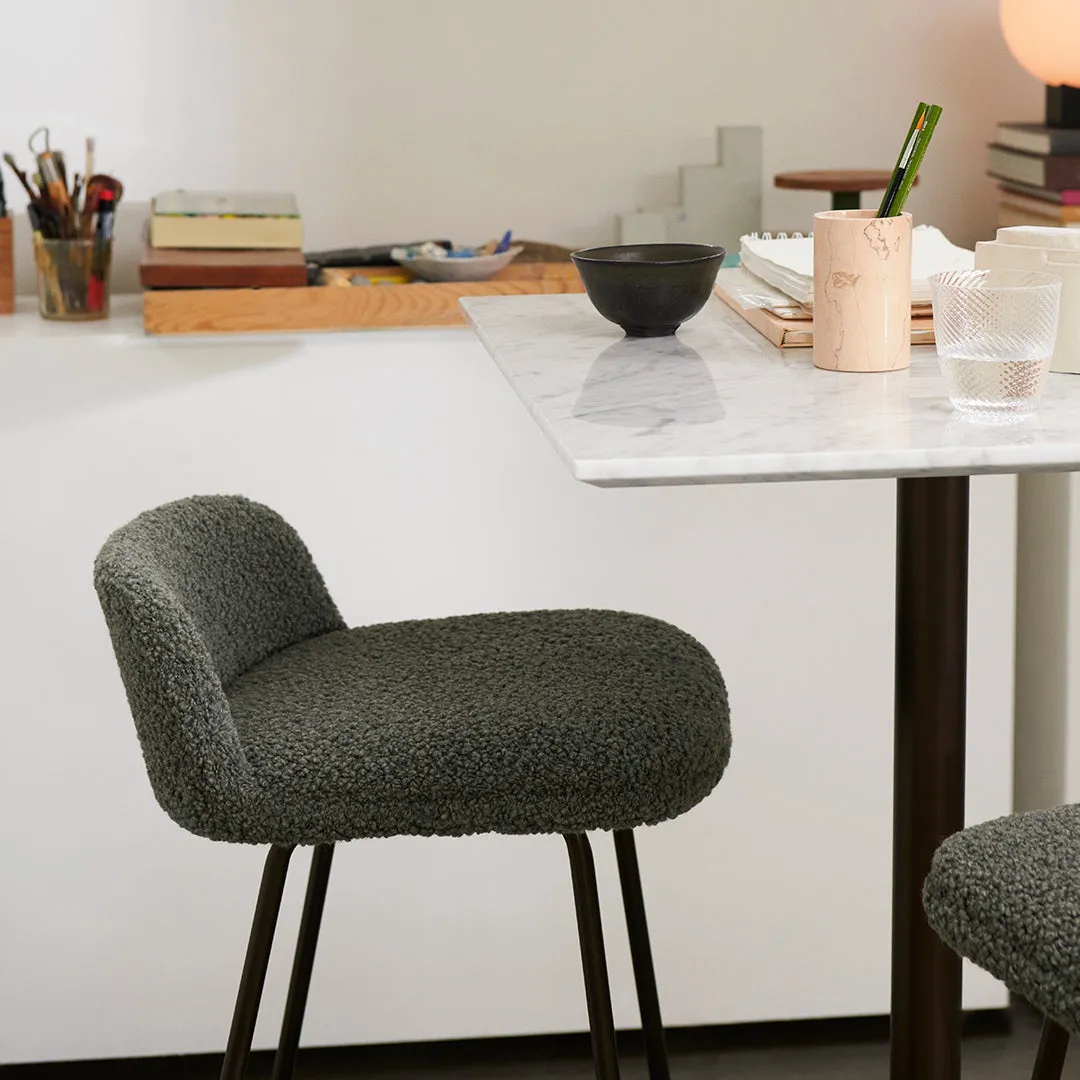 Rely HW89 Low Back Bar Stool - Fully Upholstered