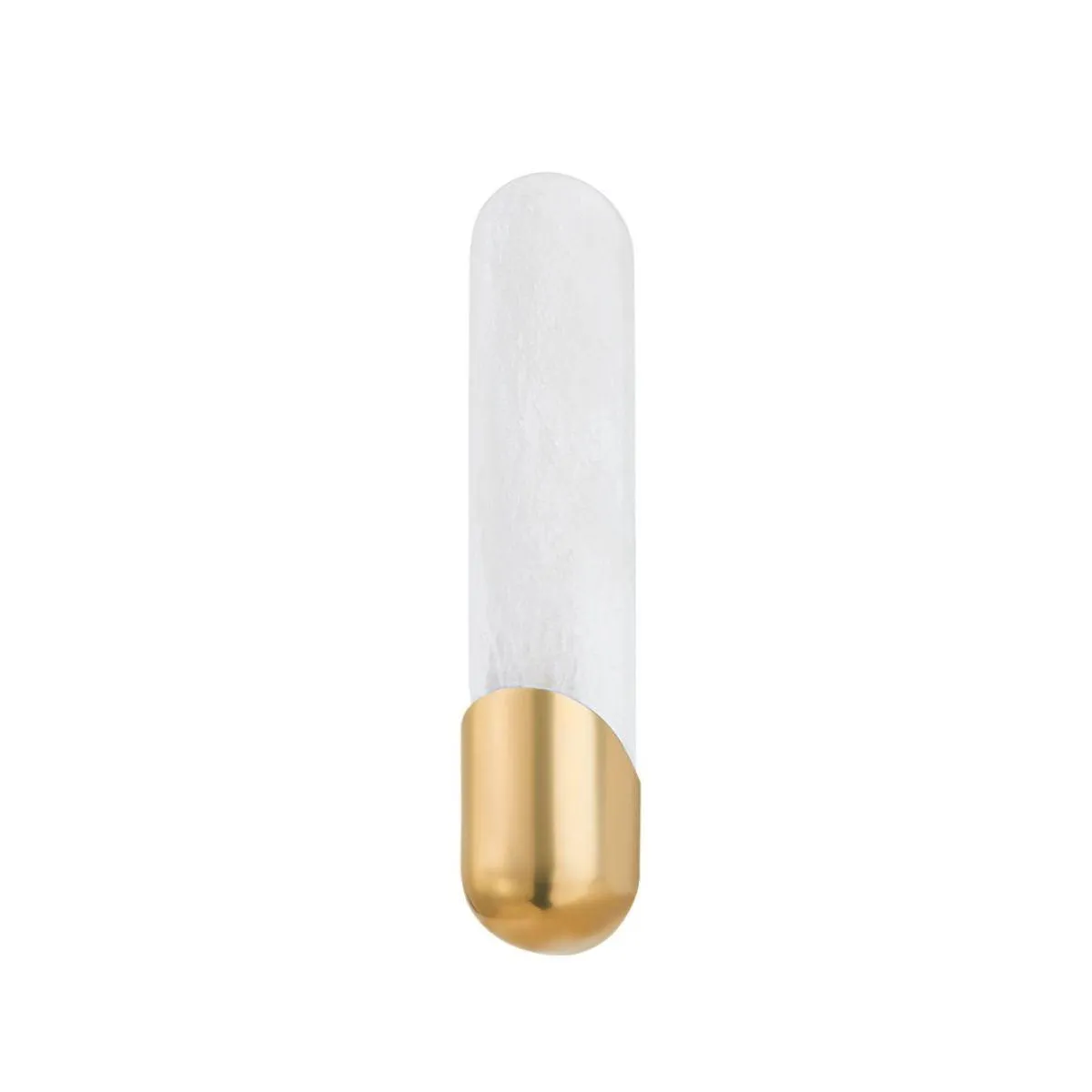 Rome 19 in. LED Wall Sconce vintage brass Finish