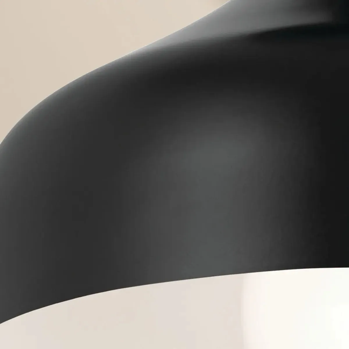 Sisu 8" 1-Light Semi-Flush Mount Light, Black Finish
