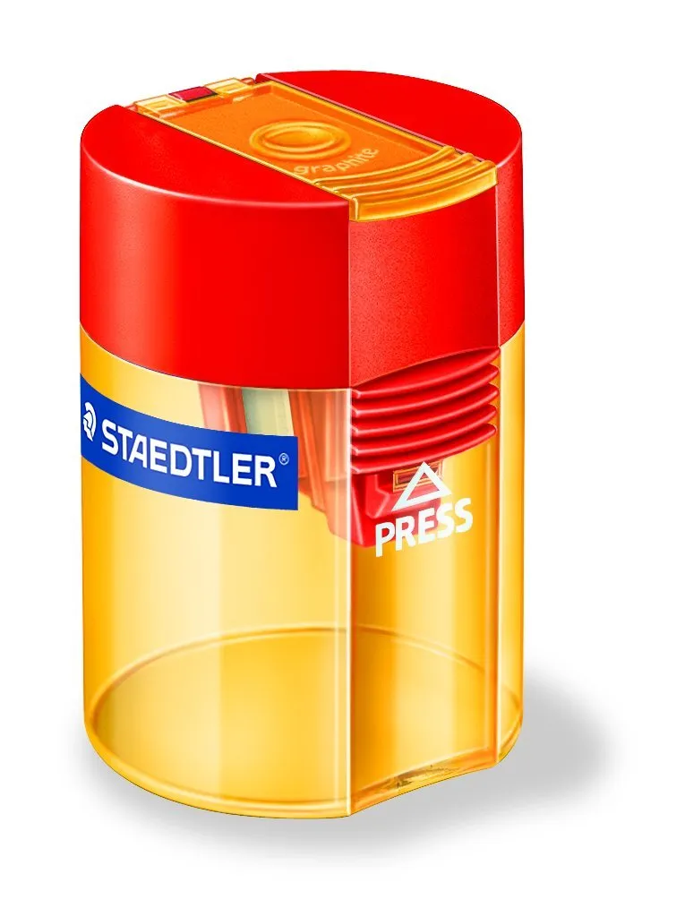 Staedtler 511-006 Single Hole Tub Transparent Sharpner