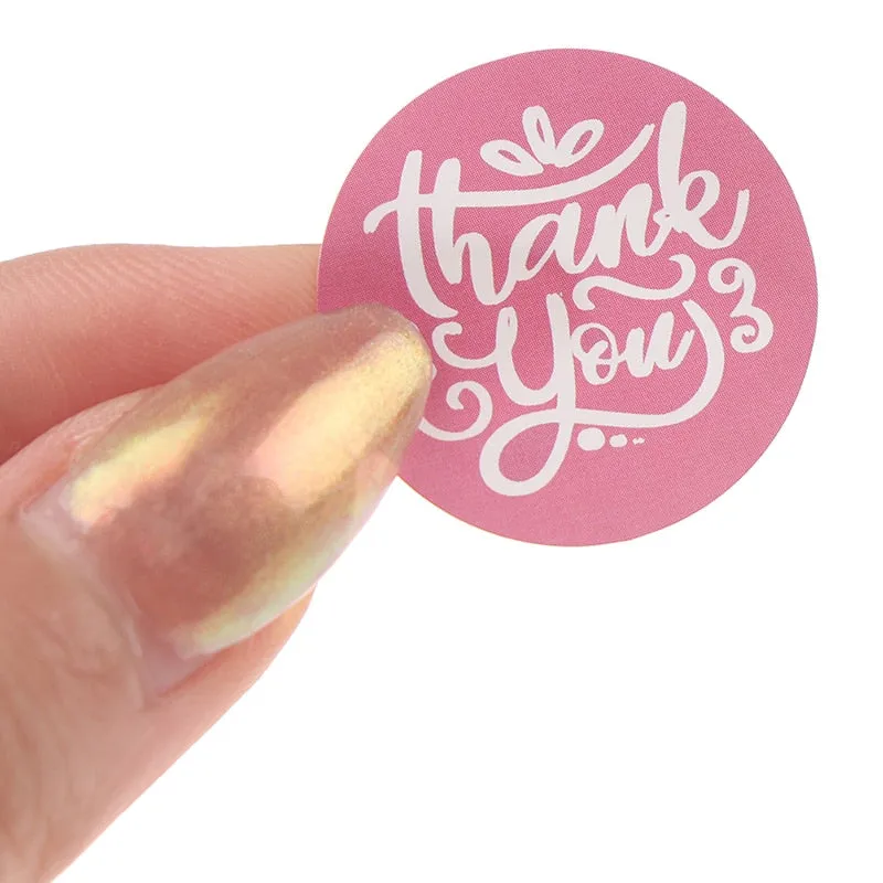 Stickers Roll - Thank You Label - Set of 500 - 1.5 INC