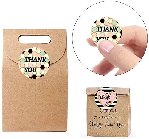 Stickers Roll - Thank You Label - Set of 500 - 1.5 INC