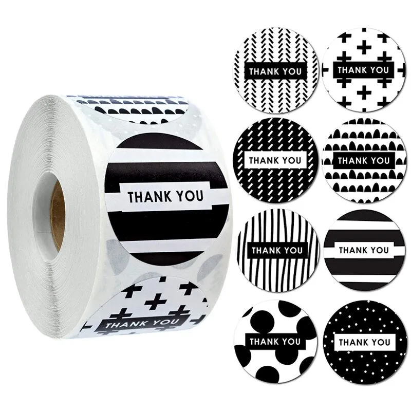 Stickers Roll - Thank You Label - Set of 500 - 1.5 INC