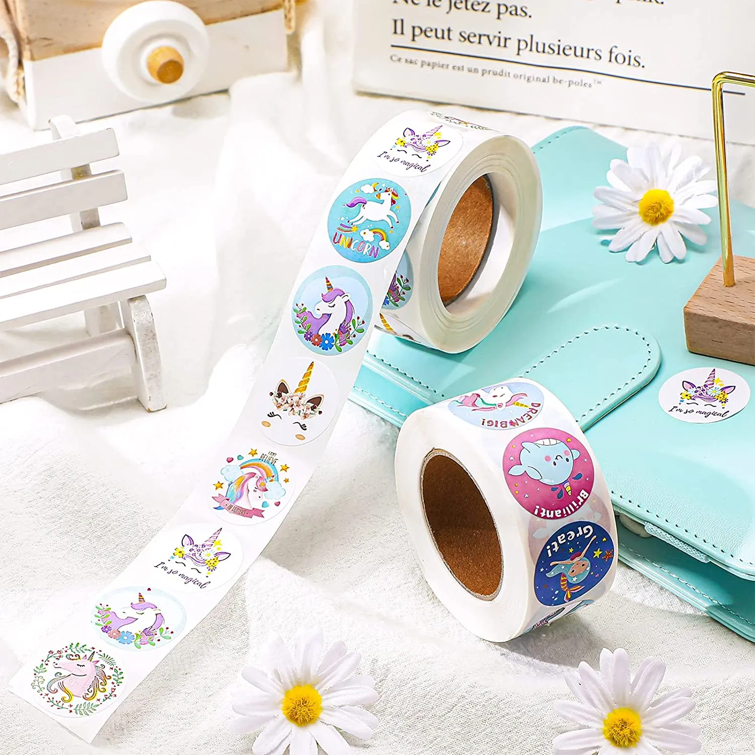 Stickers Roll - Thank You Label - Set of 500 - 1.5 INC