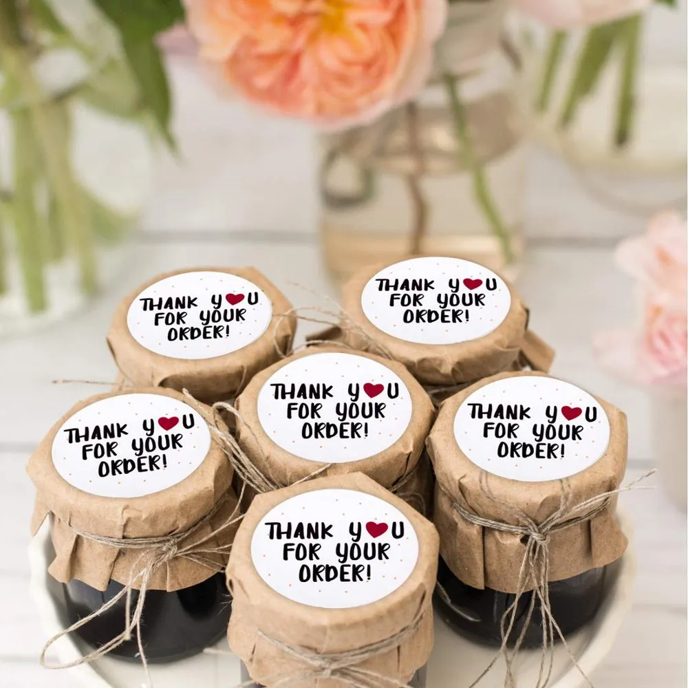 Stickers Roll - Thank You Label - Set of 500 - 1.5 INC