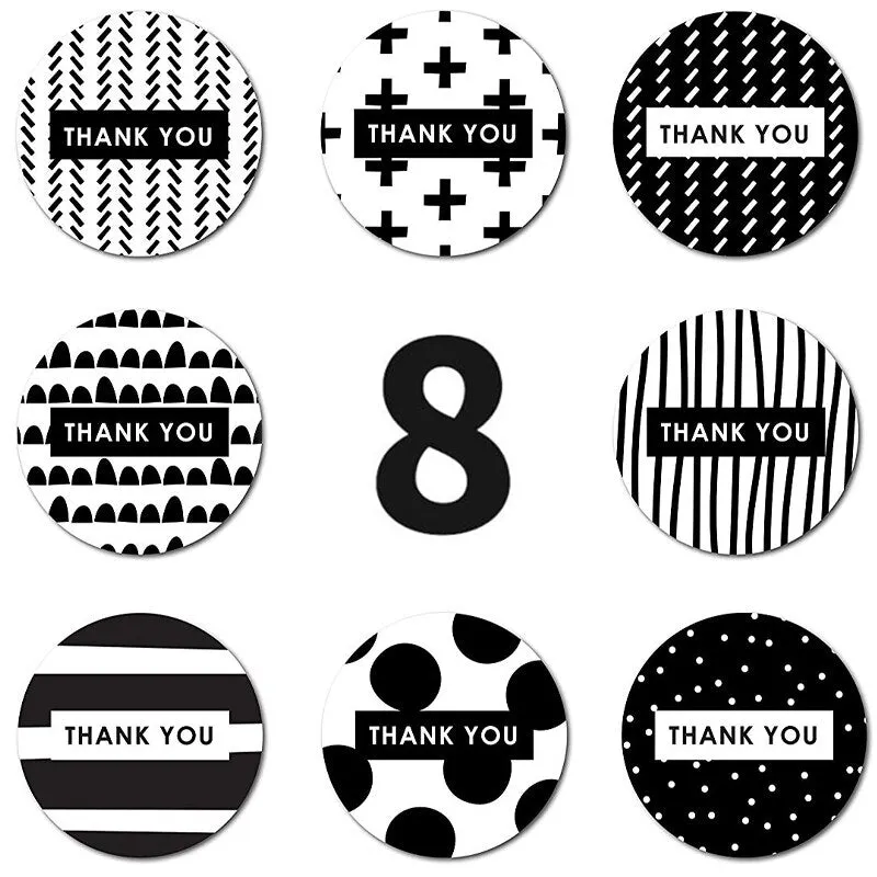 Stickers Roll - Thank You Label - Set of 500 - 1.5 INC