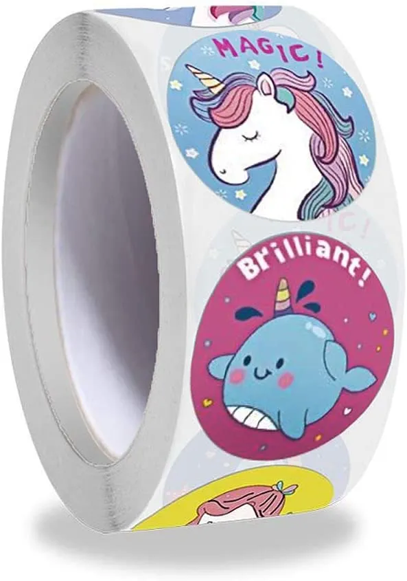 Stickers Roll - Thank You Label - Set of 500 - 1.5 INC