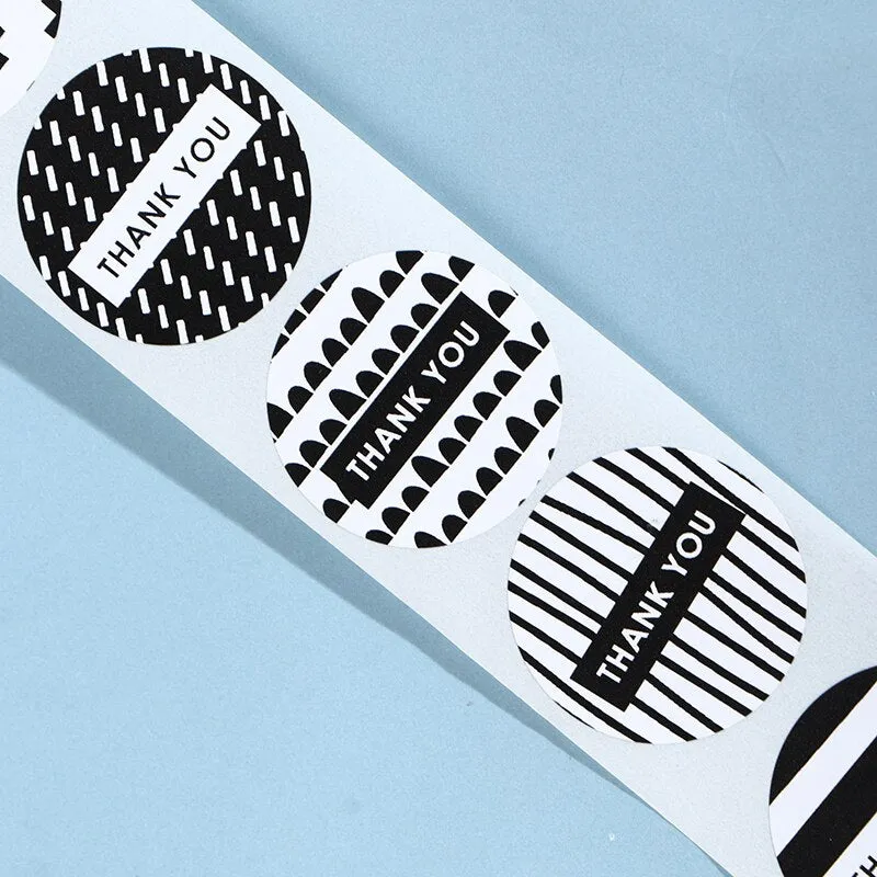 Stickers Roll - Thank You Label - Set of 500 - 1.5 INC