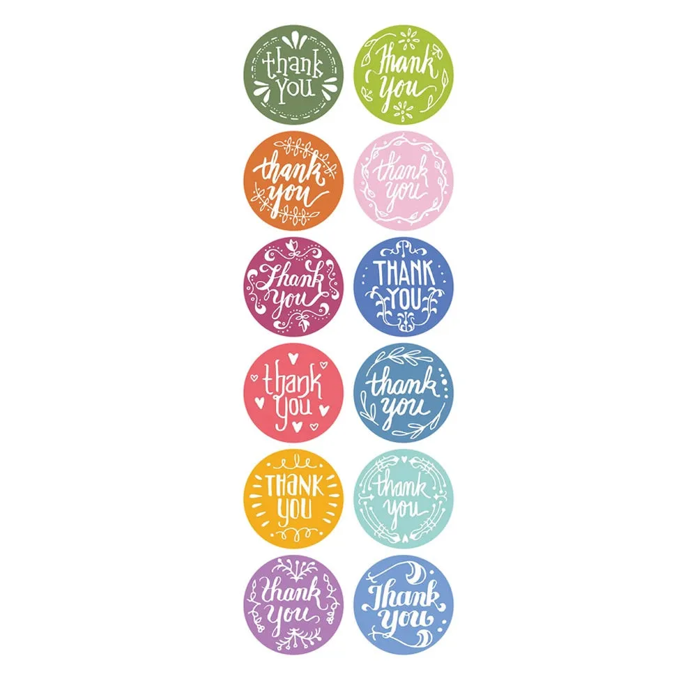Stickers Roll - Thank You Label - Set of 500 - 1.5 INC