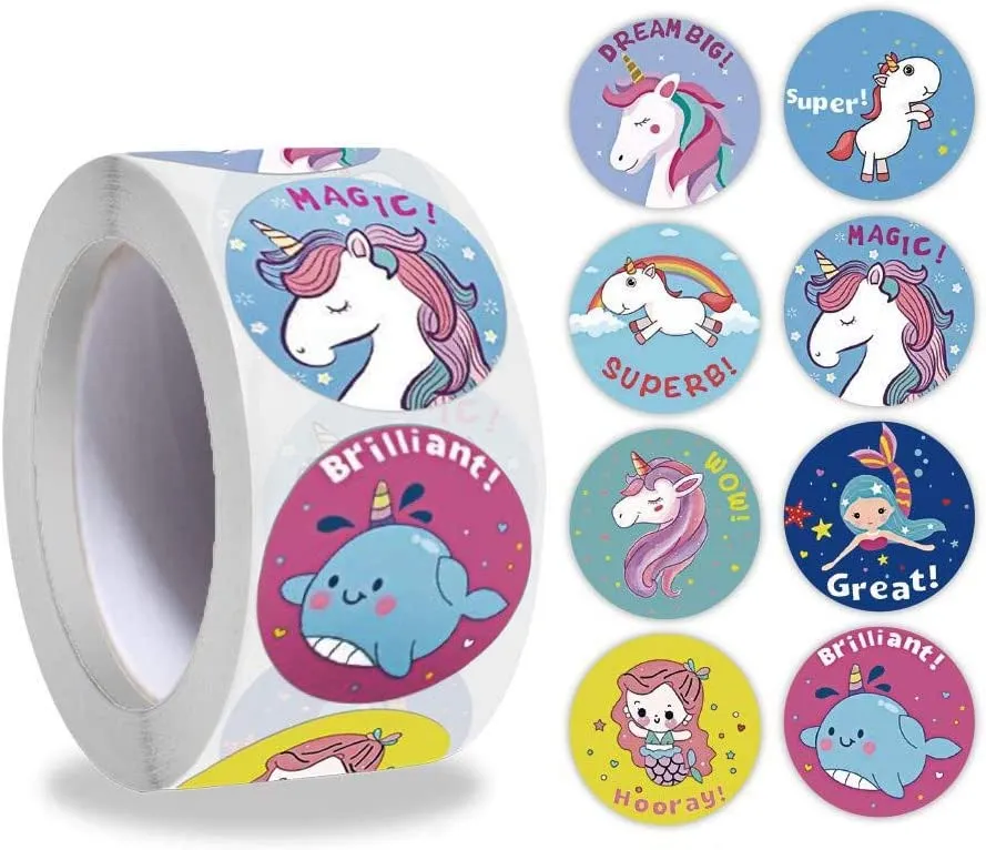Stickers Roll - Thank You Label - Set of 500 - 1.5 INC