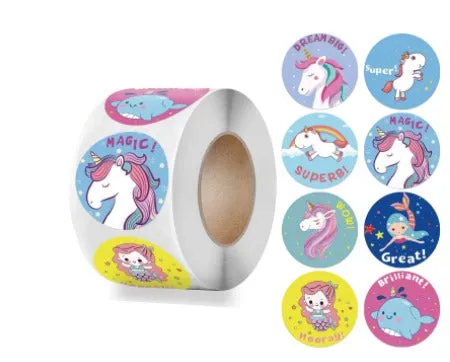 Stickers Roll - Thank You Label - Set of 500 - 1.5 INC