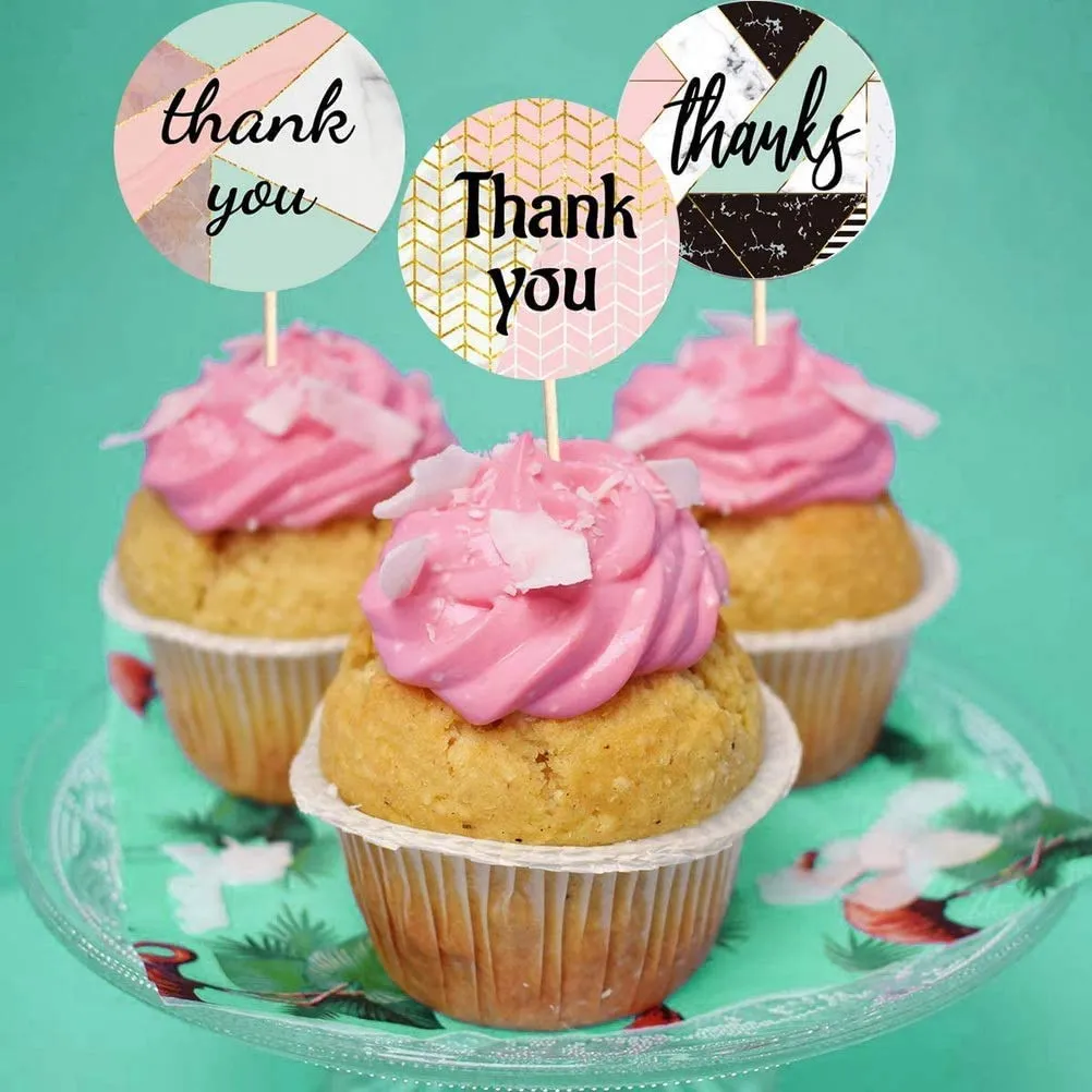 Stickers Roll - Thank You Label - Set of 500 - 1.5 INC