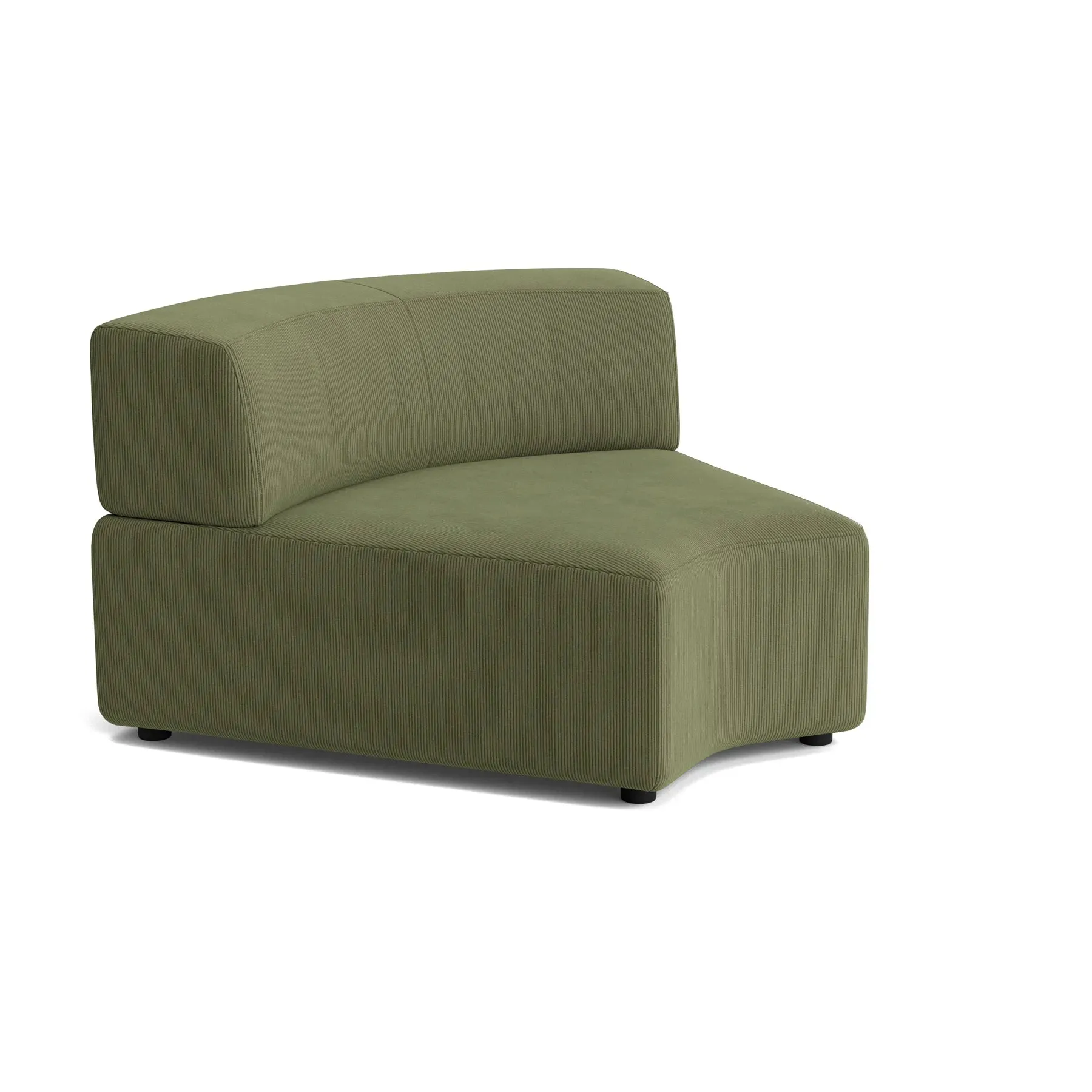 Stretch Angled Corner Module - Corduroy Forest