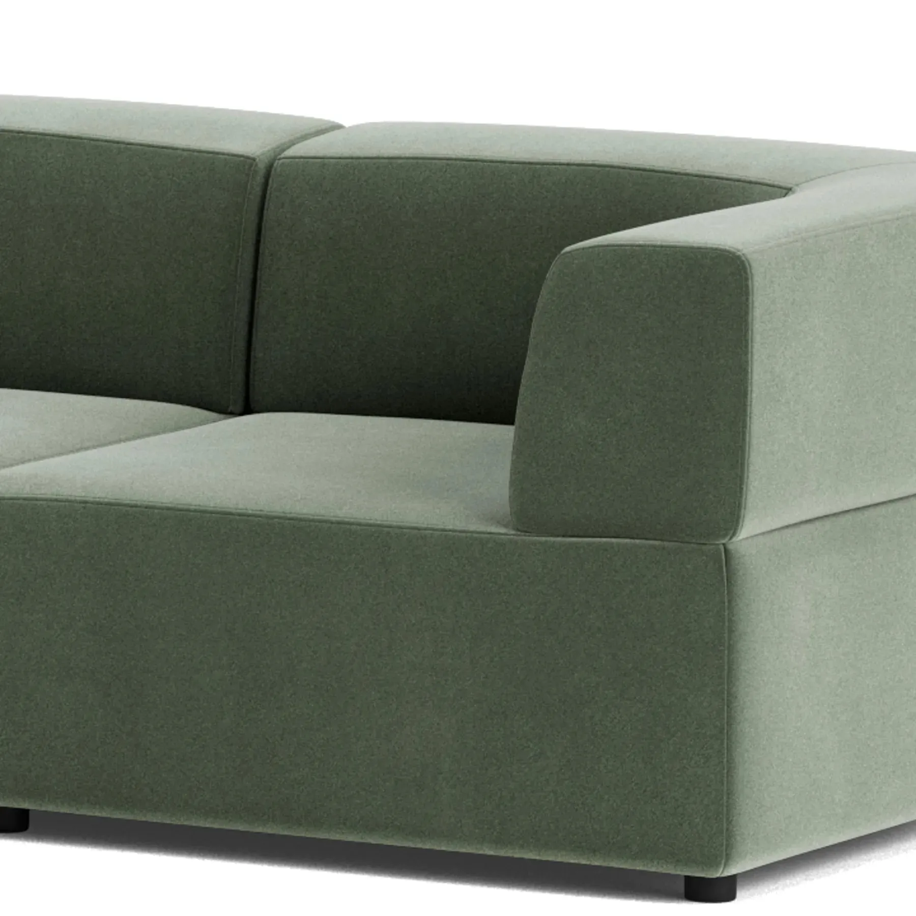 Stretch Angled Corner Sofa - Opal Ocean