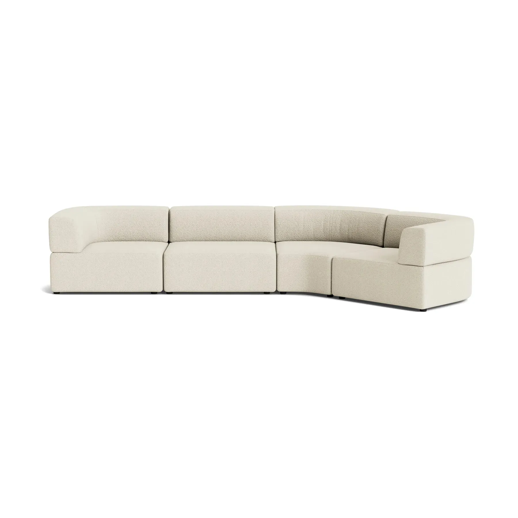 Stretch Closed Angle Sofa - Copenhagen Grey