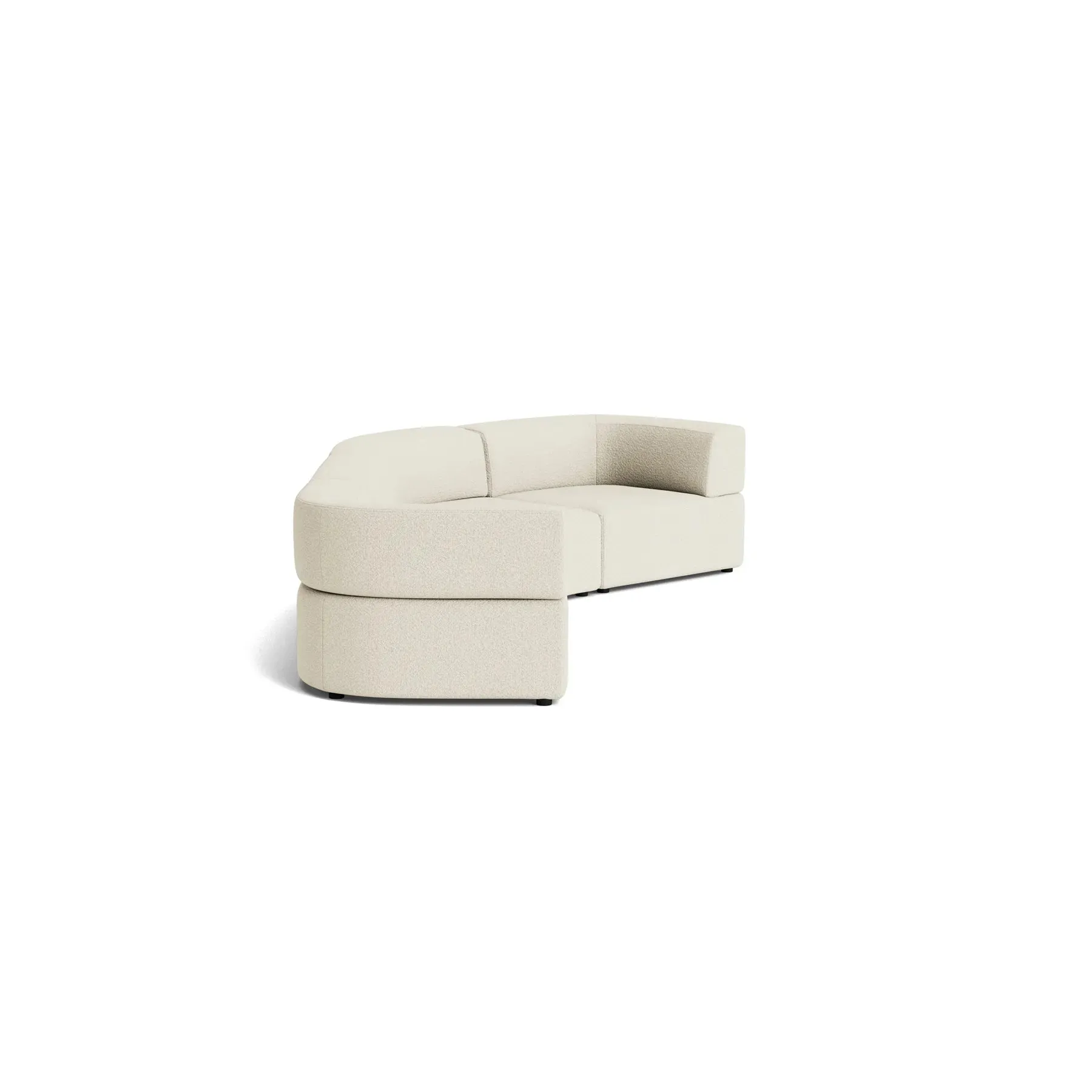 Stretch Closed Angle Sofa - Copenhagen Grey