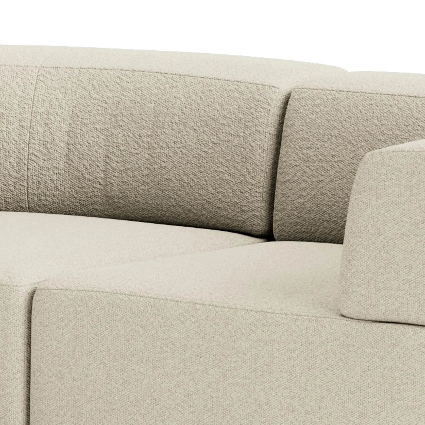 Stretch Closed Angle Sofa - Copenhagen Grey