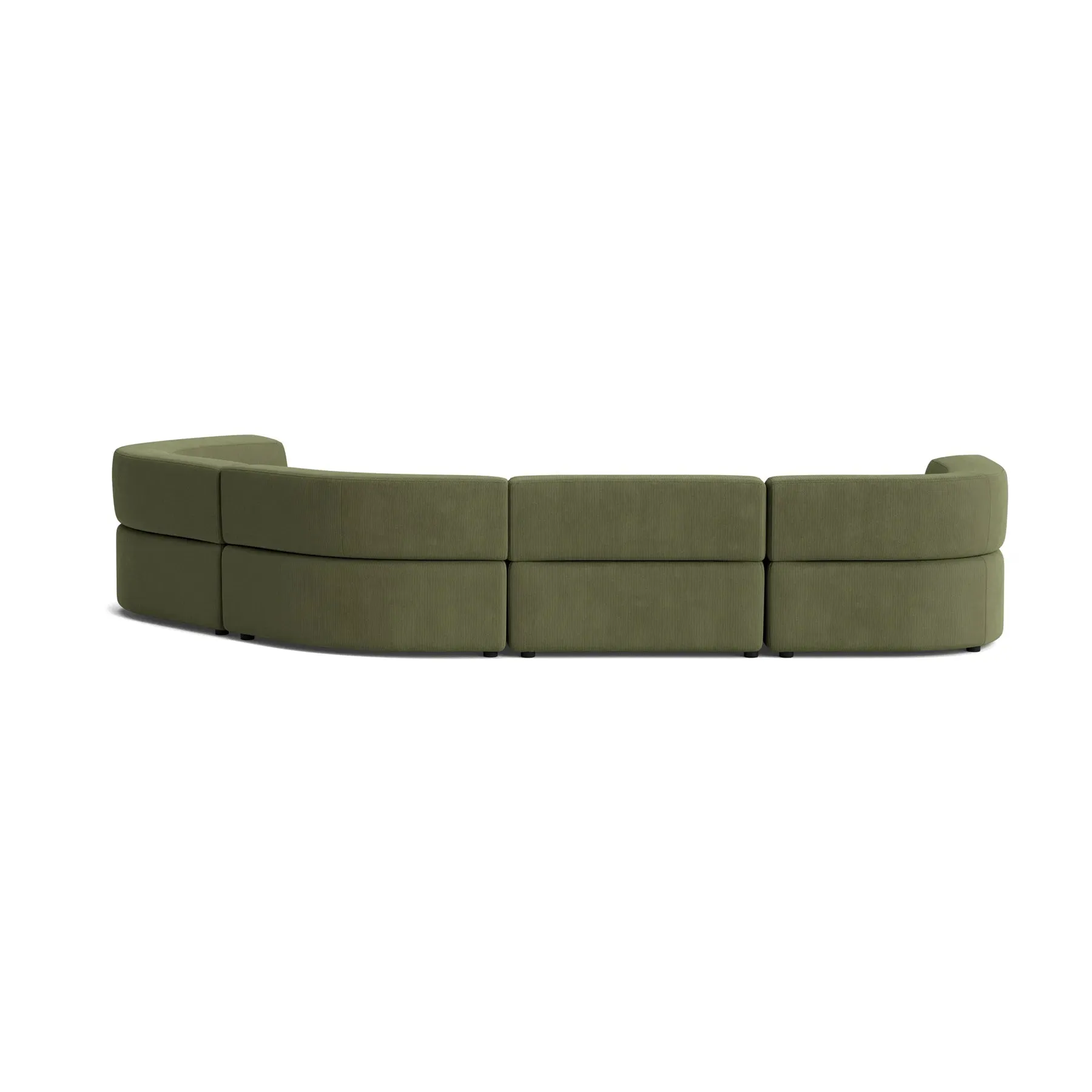 Stretch Closed Angle Sofa - Corduroy Forest