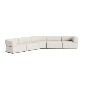Stretch Large Closed Angle Sofa - Silex Off White