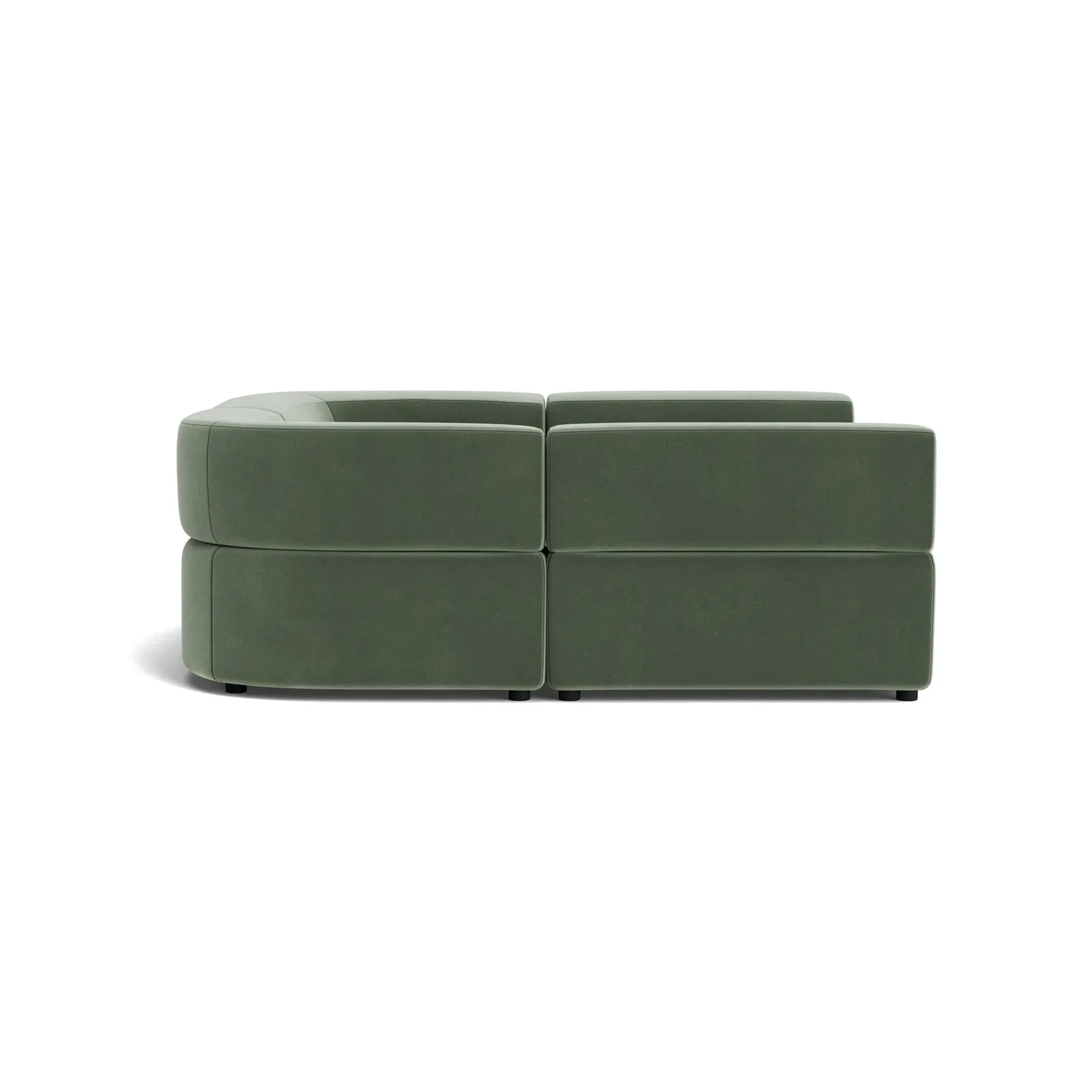 Stretch Pit Sofa - Opal Ocean