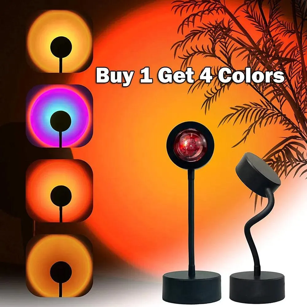 Sunset USB Lamp: Create Cozy Atmosphere with LED Sunset Projection