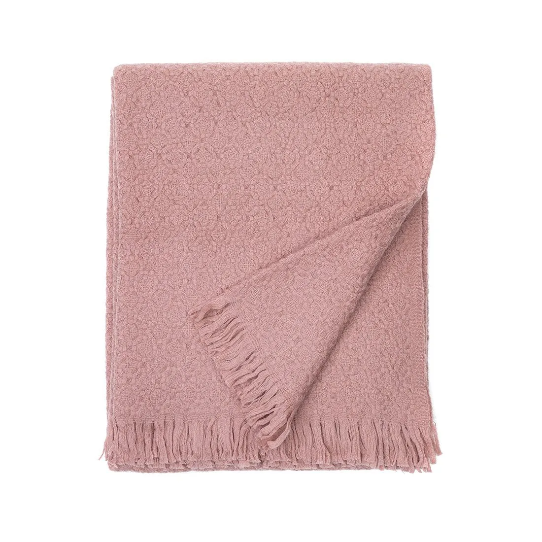 Tea Rose Pure New Wool Blanket