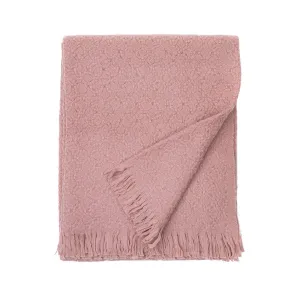 Tea Rose Pure New Wool Blanket