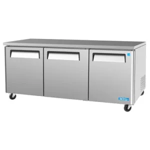 Turbo Air MUR-72-N Undercounter Refrigerator 19 cu ft 3 Doors