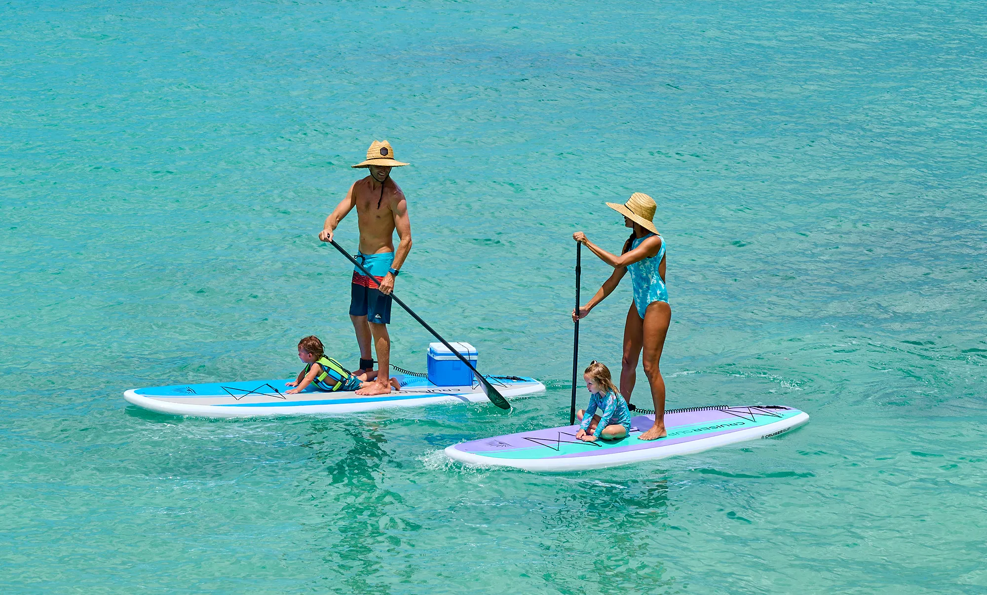 Two XCURSION CLASSIC Paddle Board Package By Cruiser SUP®