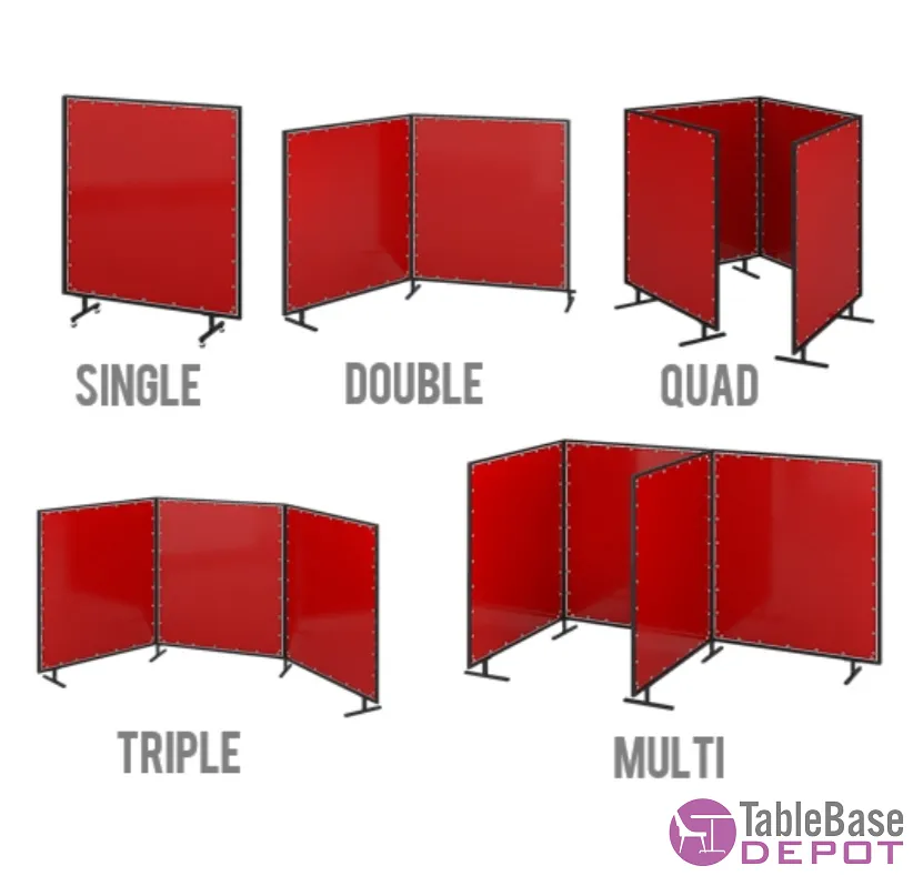 Versatile Mobile Fire Retardant PVC Room Divider Partition Fast Setup