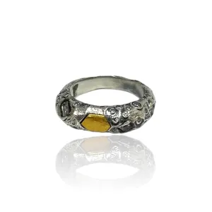 Vintage Silver Vesta Ring