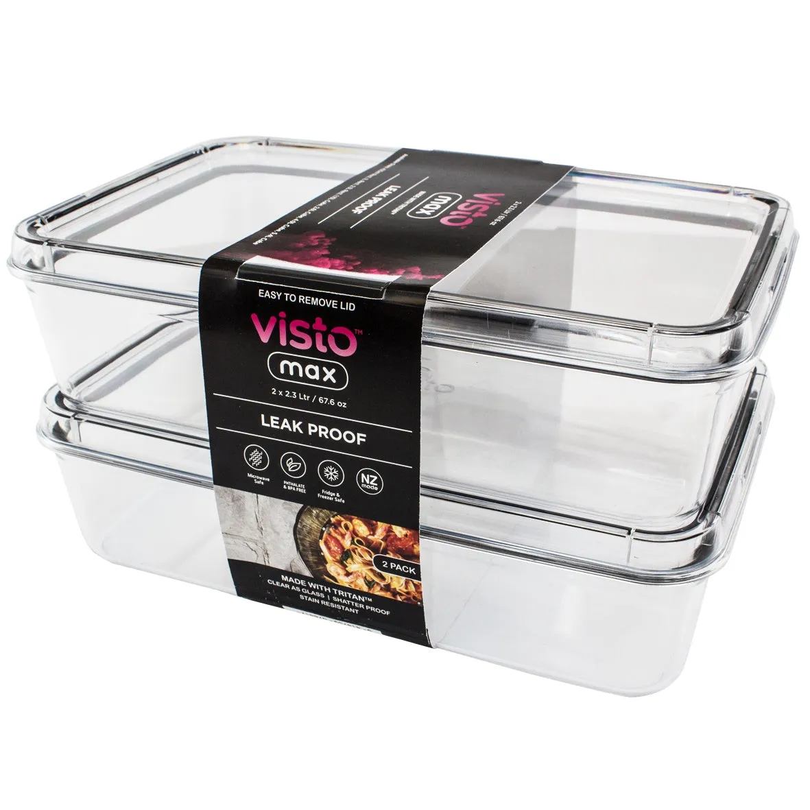 Visto Max 2.3Lit Charcoal Twinpack