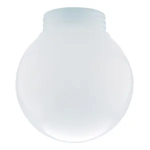 Westinghouse 8187700 White Polycarbonate Threaded Neck Globe