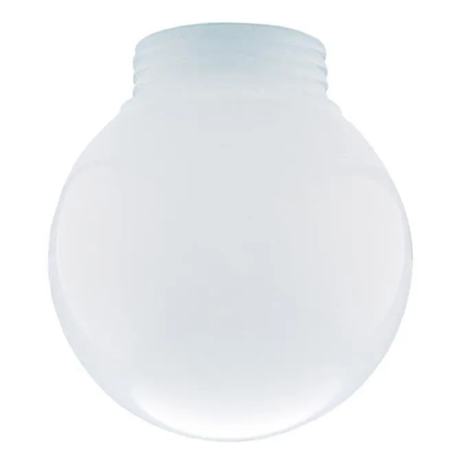 Westinghouse 8187700 White Polycarbonate Threaded Neck Globe