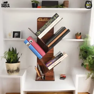 Wooden Bookcase For Home & Office | Space Saving Book Rack | Freestanding Books Holder (DIY)