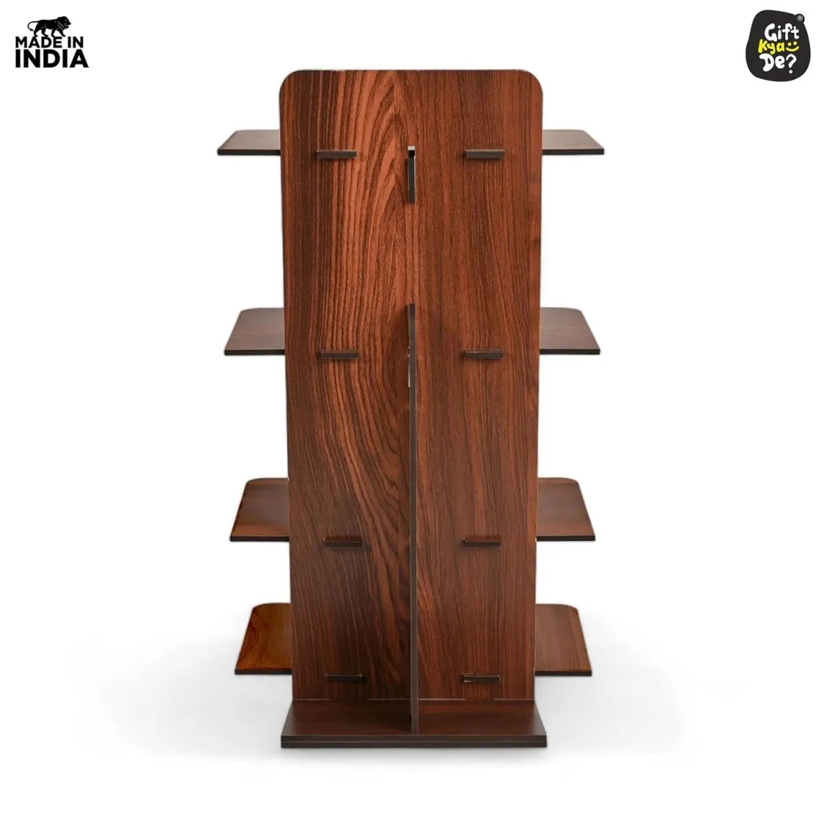 Wooden Bookcase For Home & Office | Space Saving Book Rack | Freestanding Books Holder (DIY)