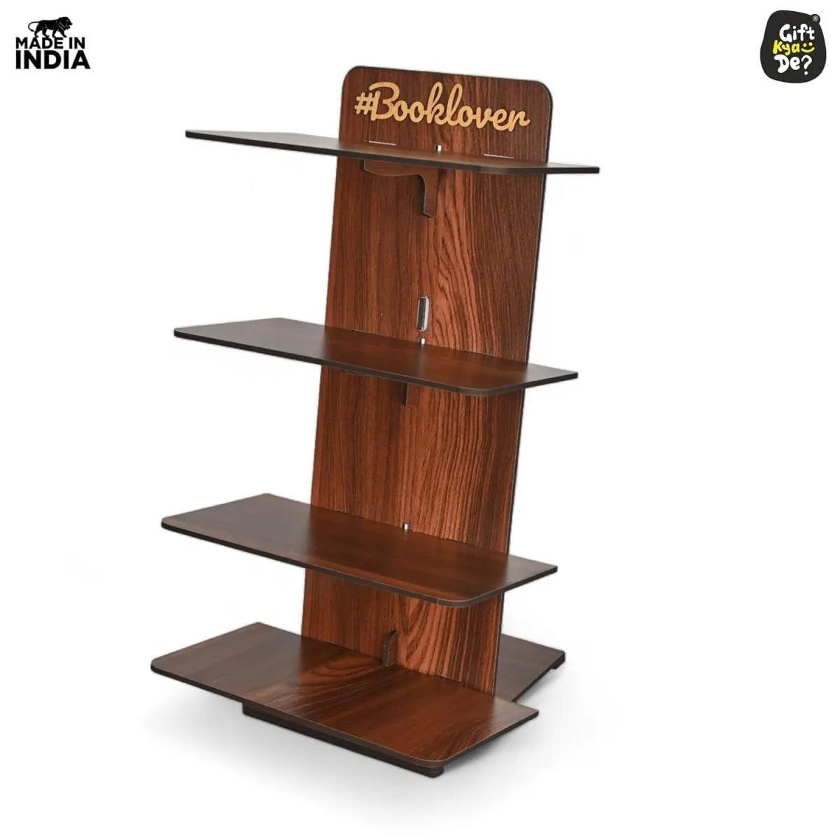 Wooden Bookcase For Home & Office | Space Saving Book Rack | Freestanding Books Holder (DIY)